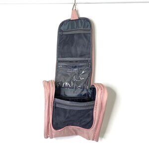 Narwey Hanging Travel Toiletry Bag Cosmetic Make Up size Large 10"x 10"x 5" Pink
